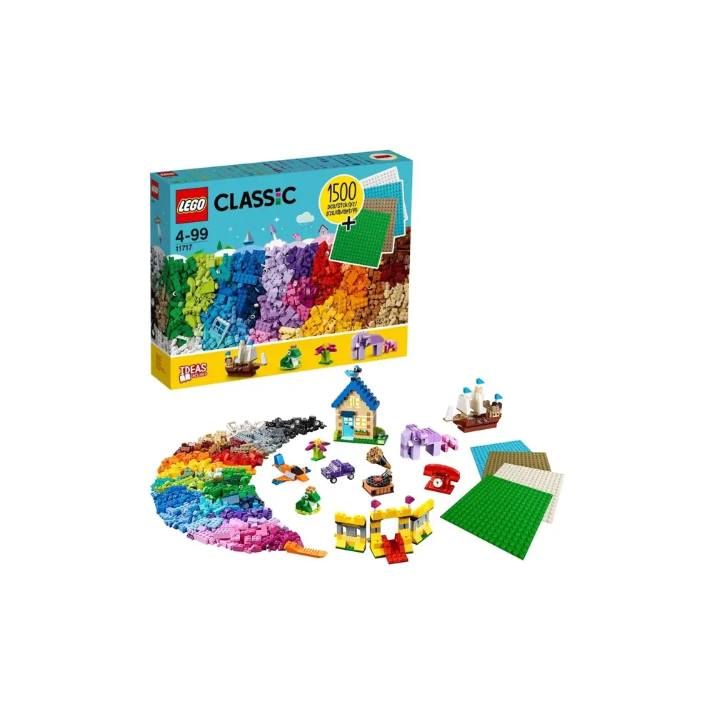 LEGO Classic 11717 Yapım Parçaları ve Zeminler LEGO Classic 11717 Yapım Parçaları ve Zeminler