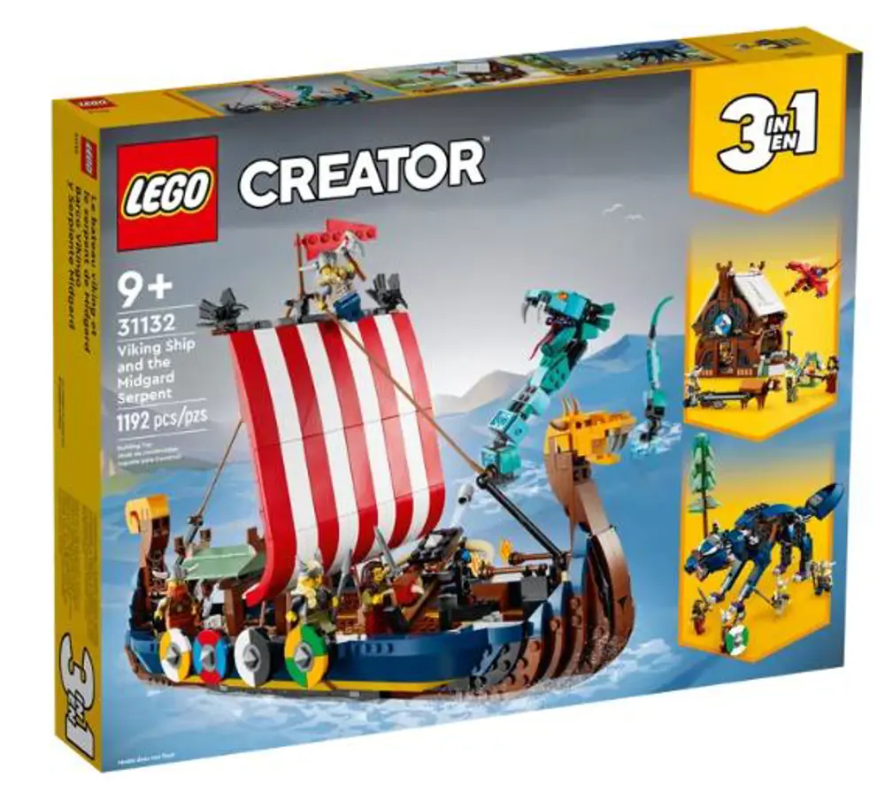 Lego Creator 31132 Viking Gemisi ve Midgard Yılanı Lego Creator 31132 Viking Gemisi ve Midgard Yılanı