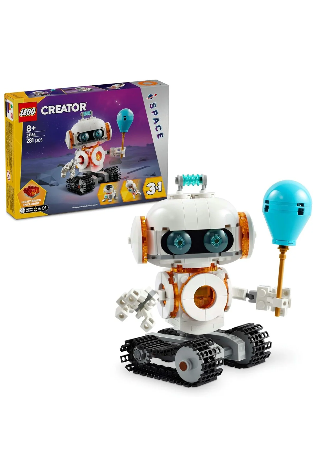 LEGO Creator 3’ü 1 Arada Uzay Robotu 31164-8 Yaş ve Üzeri Çocukla LEGO Creator 3’ü 1 Arada Uzay Robotu 31164-8 Yaş ve Üzeri Çocukla