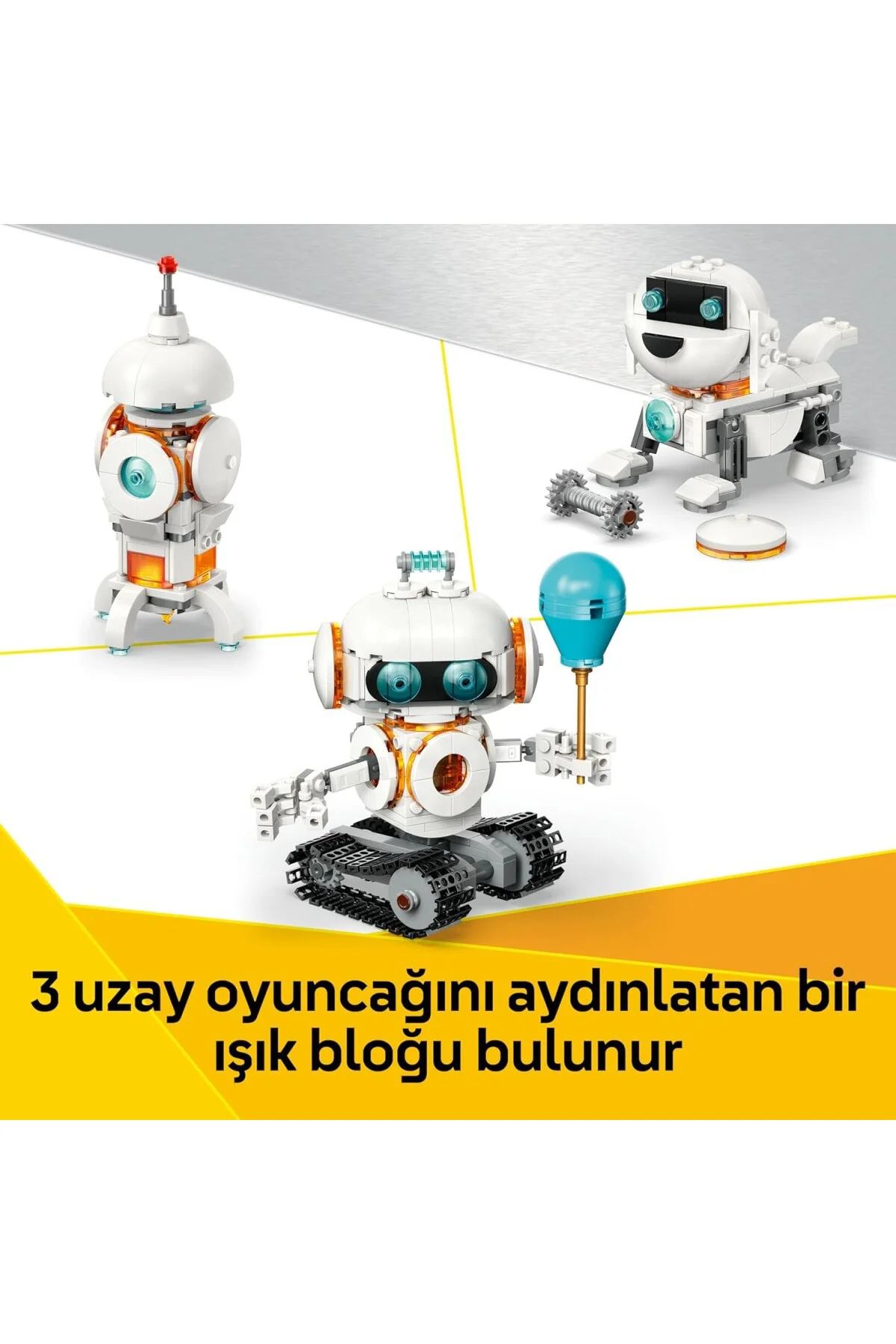 LEGO Creator 3’ü 1 Arada Uzay Robotu 31164-8 Yaş ve Üzeri Çocukla LEGO Creator 3’ü 1 Arada Uzay Robotu 31164-8 Yaş ve Üzeri Çocukla