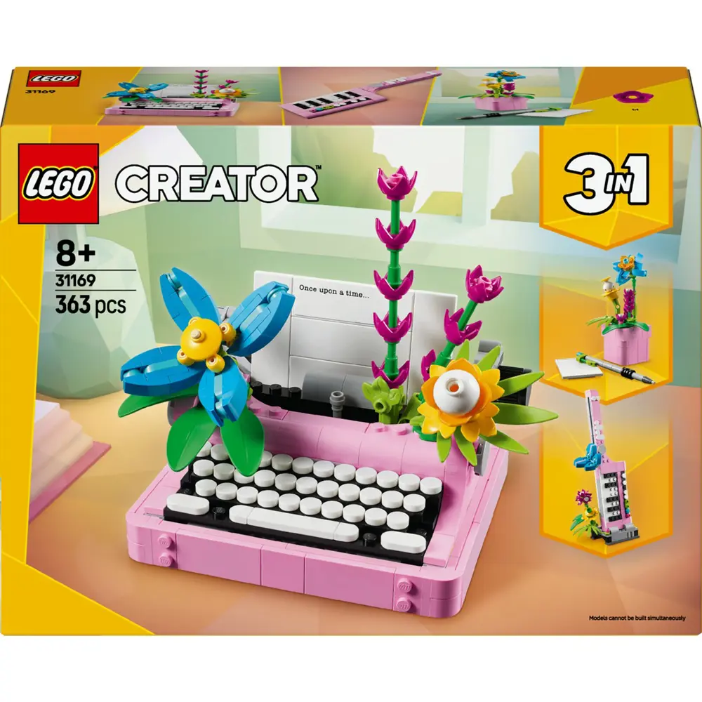 Lego Creator 3’ü 1 Arada Çiçekli Daktilo 31169