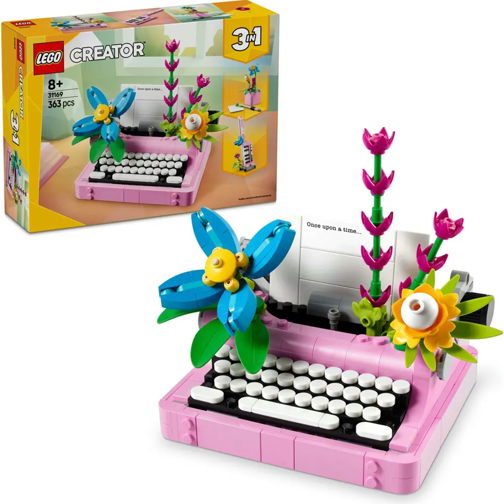 Lego Creator 3’ü 1 Arada Çiçekli Daktilo 31169