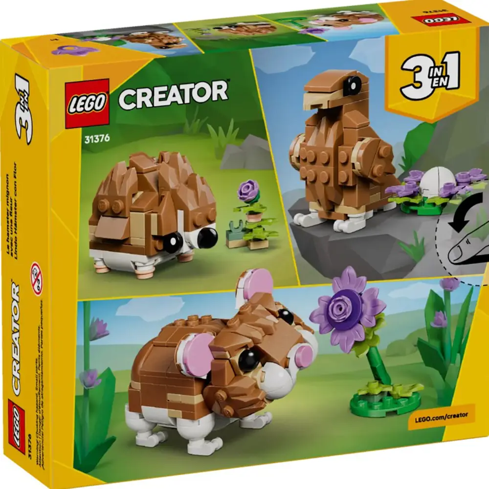 Lego Creator 3’ü 1 Arada Creator Cute Hamster with a Flower 31376 Lego Creator 3’ü 1 Arada Creator Cute Hamster with a Flower 31376