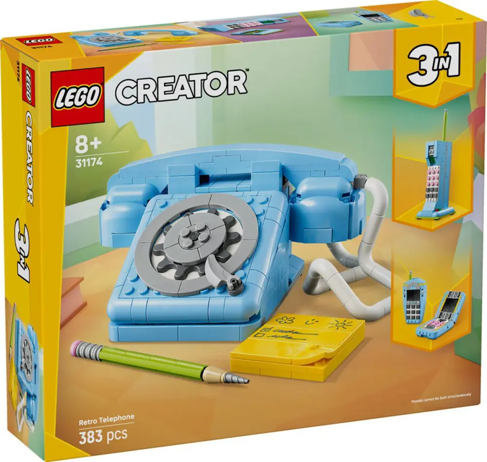 Lego Creator 3’ü 1 Arada Creator Retro Telefon 31174