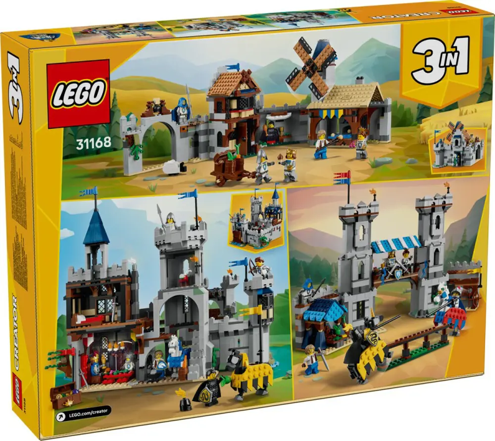 Lego Creator 3’ü 1 Arada Orta Çağ Atlı Şövalye Kalesi 31168 Lego Creator 3’ü 1 Arada Orta Çağ Atlı Şövalye Kalesi 31168