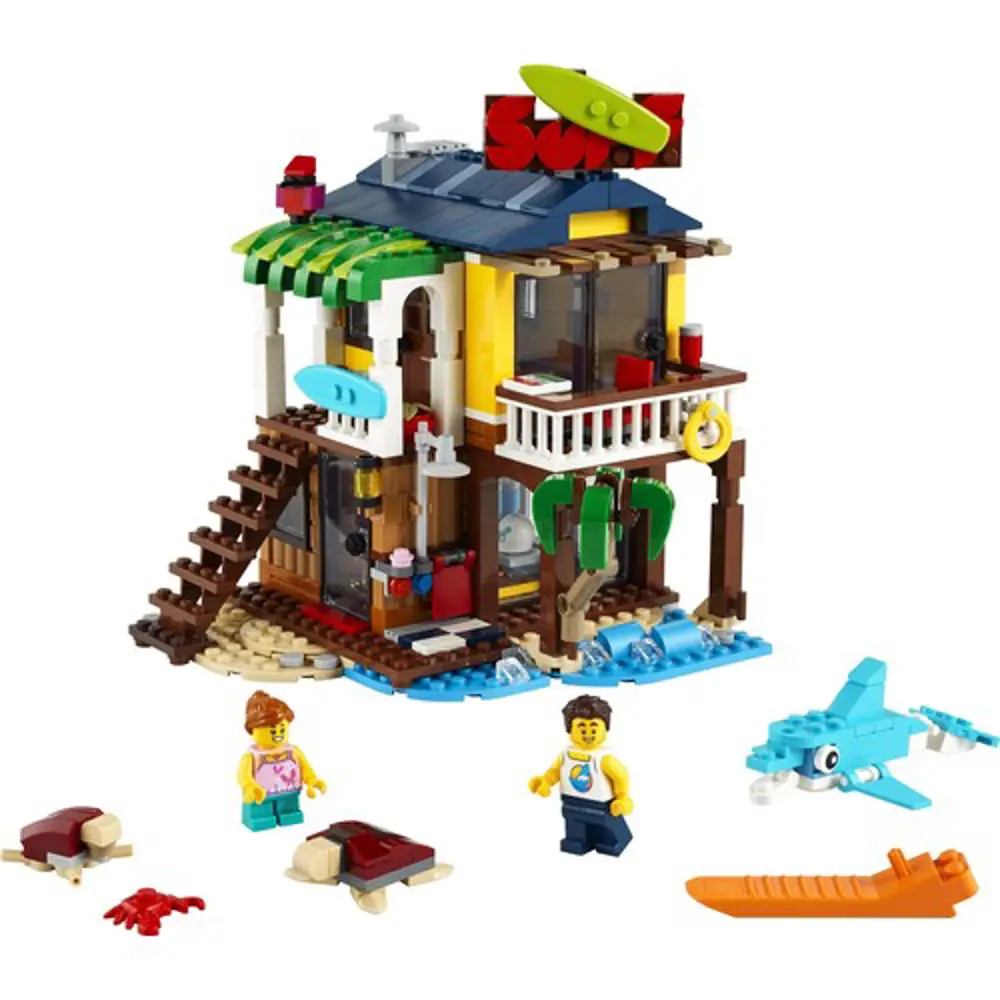 LEGO® Creator 3’ü 1 Arada Sörfçü Plaj Evi 31118 LEGO® Creator 3’ü 1 Arada Sörfçü Plaj Evi 31118