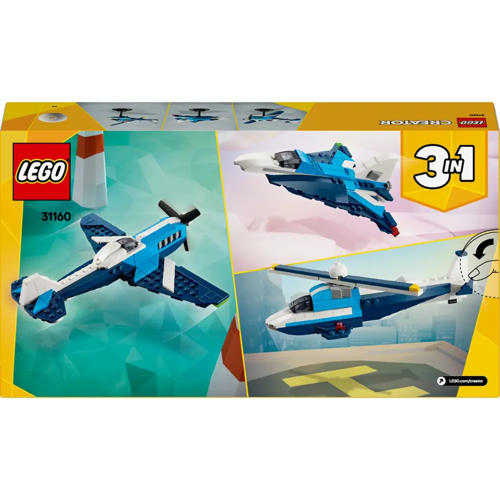 Lego Creator 3’ü 1 Arada Uçak: Yarış Uçağı 31160