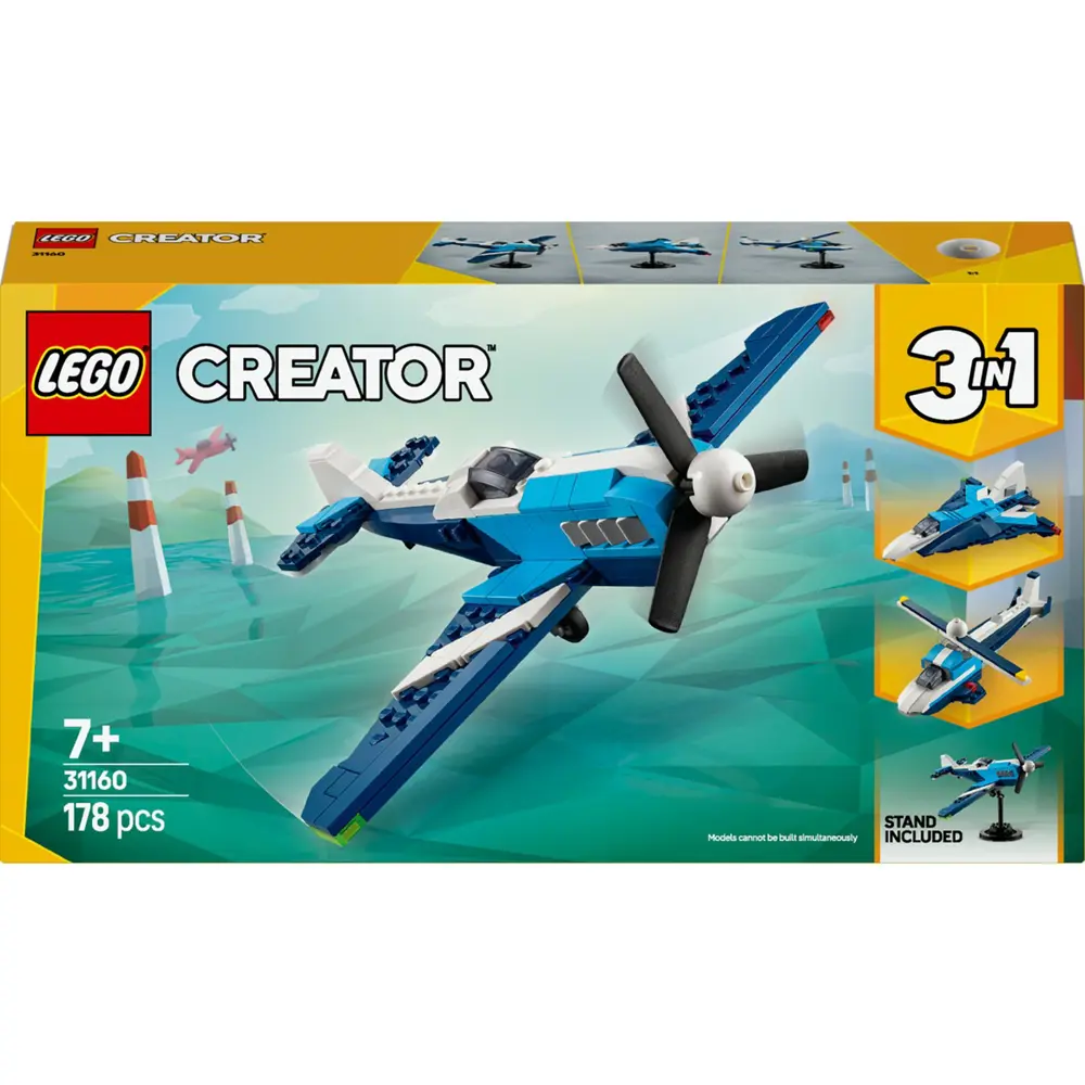 Lego Creator 3’ü 1 Arada Uçak: Yarış Uçağı 31160