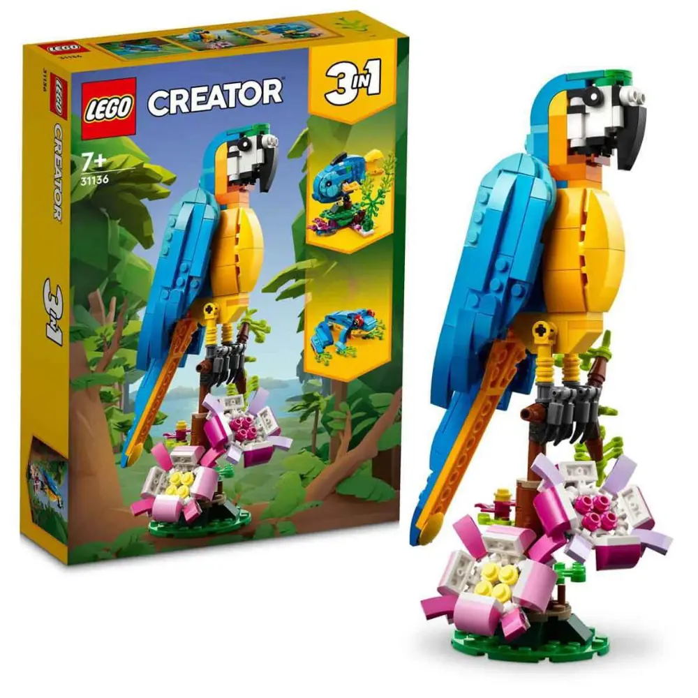 LEGO Creator Egzotik Papağan 31136
