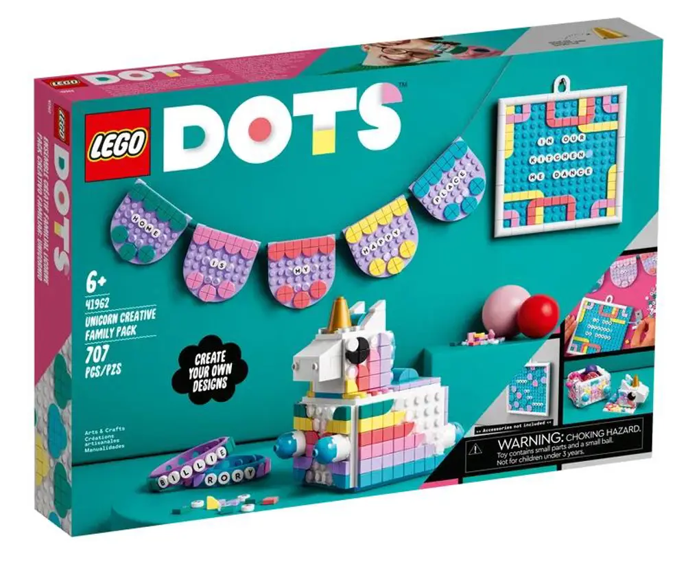 Lego Dots 41962 Tek Boynuzlu At Yaratıcı Aile Paketi Lego Dots 41962 Tek Boynuzlu At Yaratıcı Aile Paketi