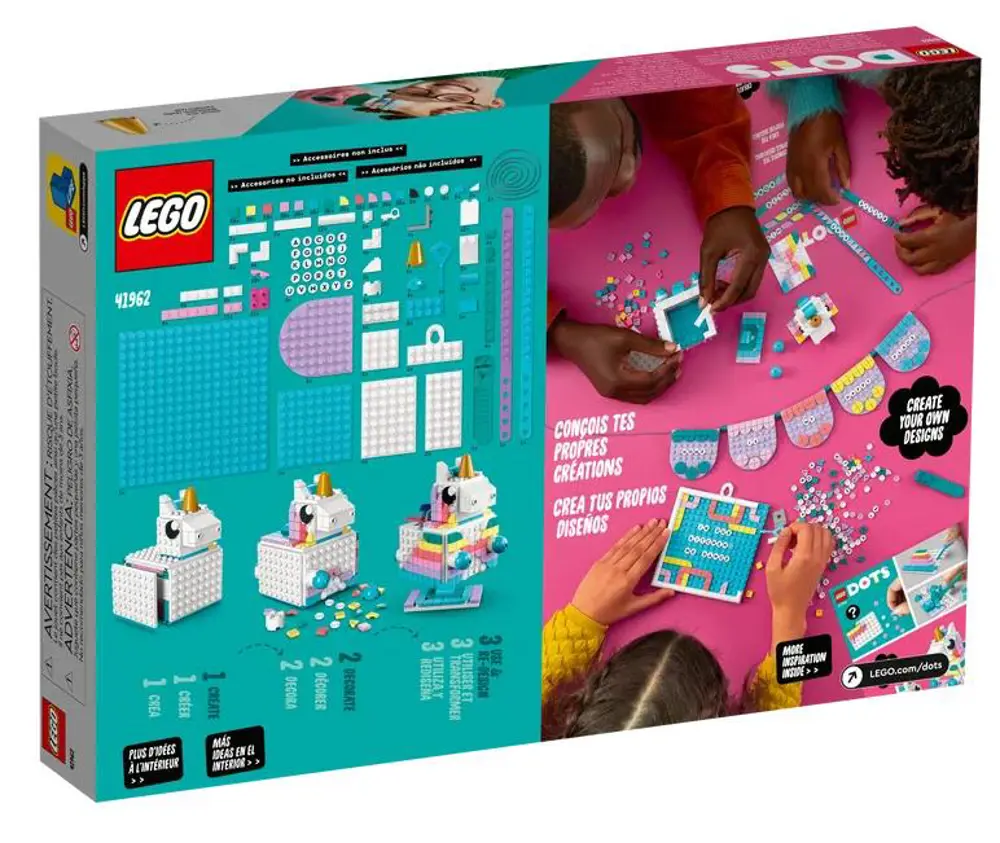 Lego Dots 41962 Tek Boynuzlu At Yaratıcı Aile Paketi Lego Dots 41962 Tek Boynuzlu At Yaratıcı Aile Paketi