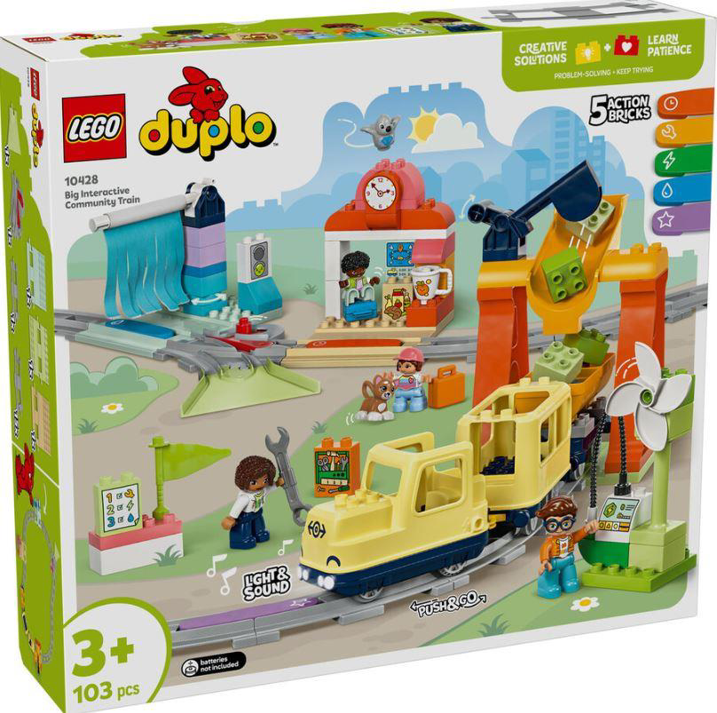 LEGO DUPLO 10428 BIG INTERACTIVE COMMUNITY TRAIN-2