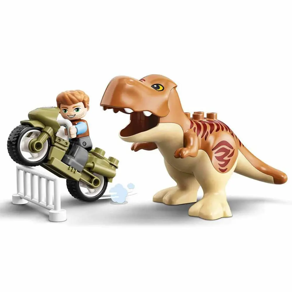 LEGO Duplo Jurassic World T. rex ve Triceratops Dinozor Kaçışı Kü