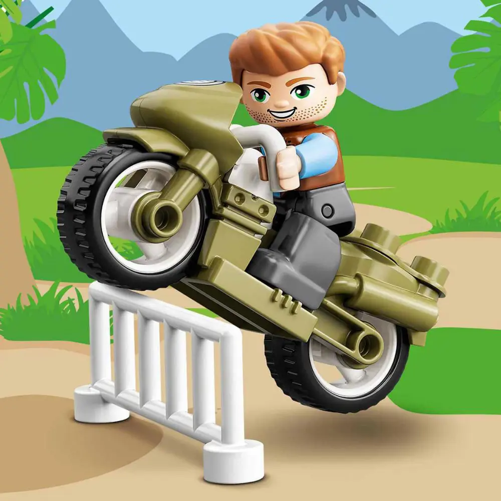 LEGO Duplo Jurassic World T. rex ve Triceratops Dinozor Kaçışı Kü