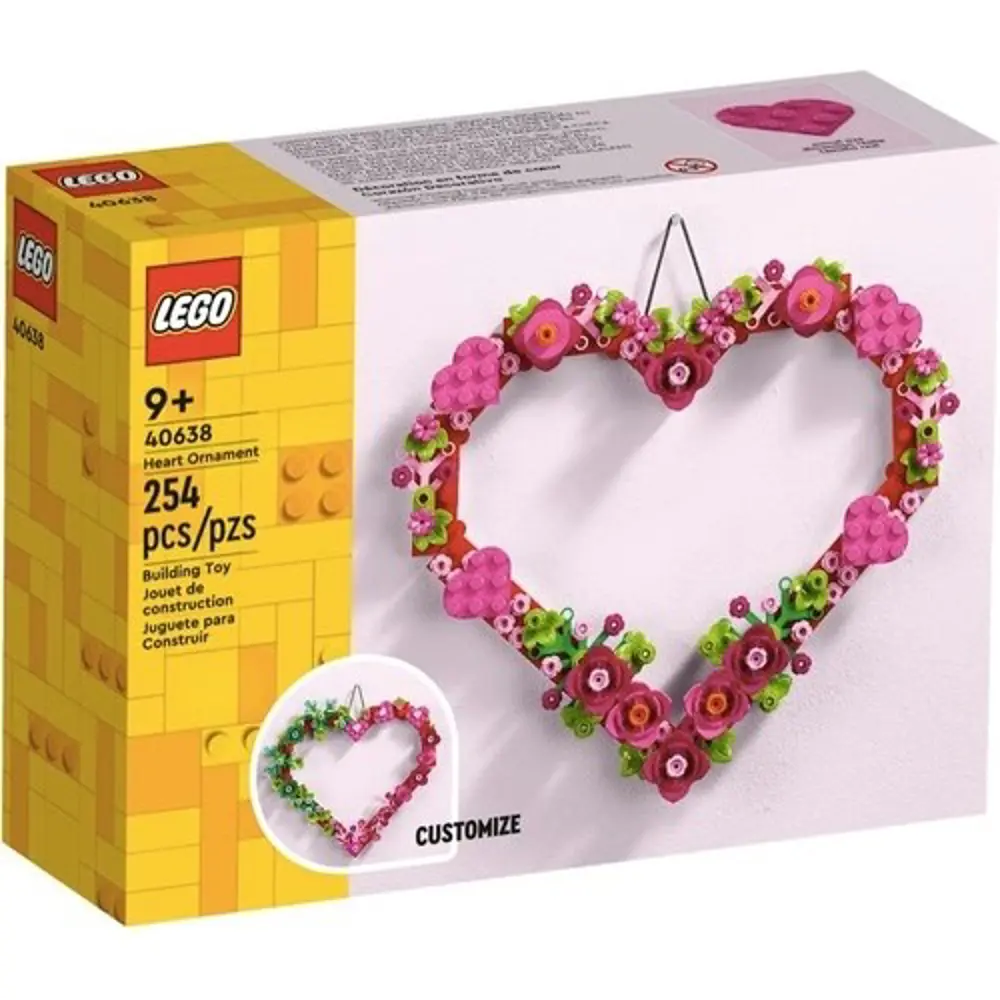 LEGO Exclusive 40638 Dekoratif Kalp Sevgililer Günü LEGO Exclusive 40638 Dekoratif Kalp Sevgililer Günü