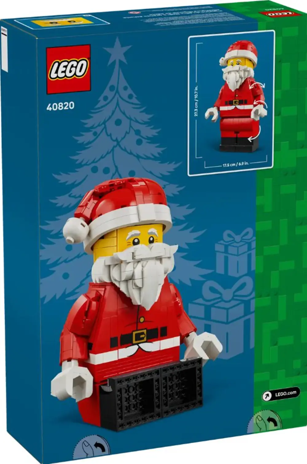Lego Exclusive Up-Scaled Santa Minifigure 40820 Lego Exclusive Up-Scaled Santa Minifigure 40820