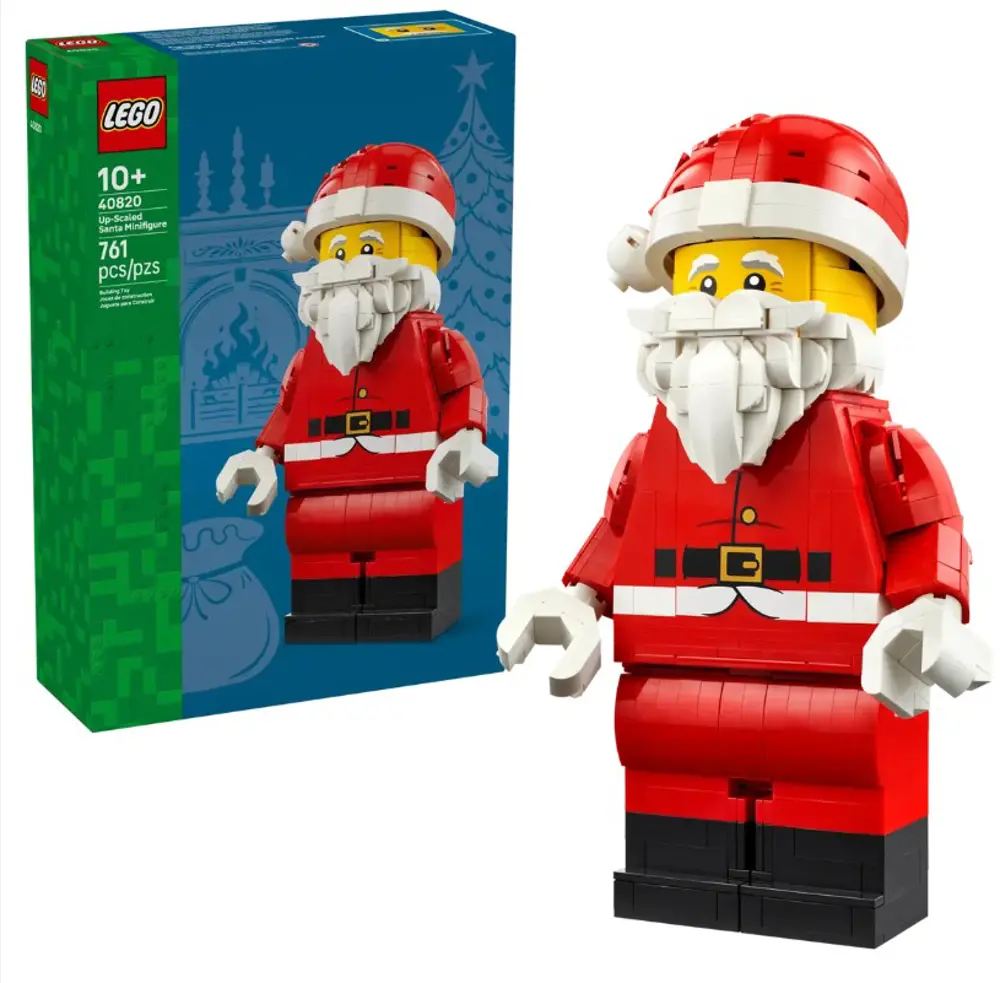 Lego Exclusive Up-Scaled Santa Minifigure 40820 Lego Exclusive Up-Scaled Santa Minifigure 40820
