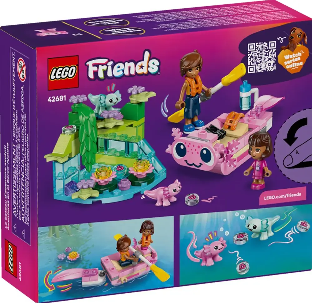Lego Friends Axolotl Adventure Boat 42681