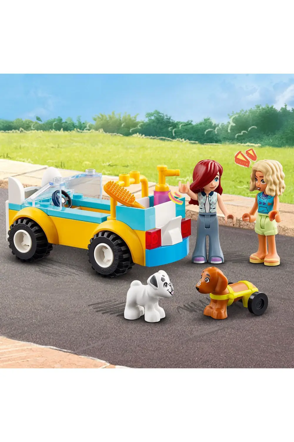 LEGO FRİENDS DOGGROOMİNG CAR