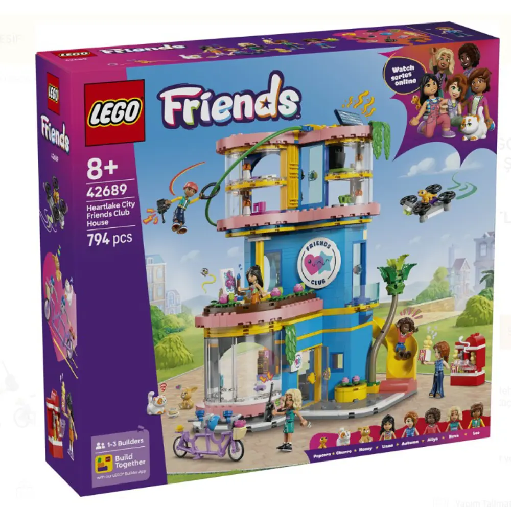 Lego Friends Friends Heartlake Şehri Friends Kulüp Evi 42689