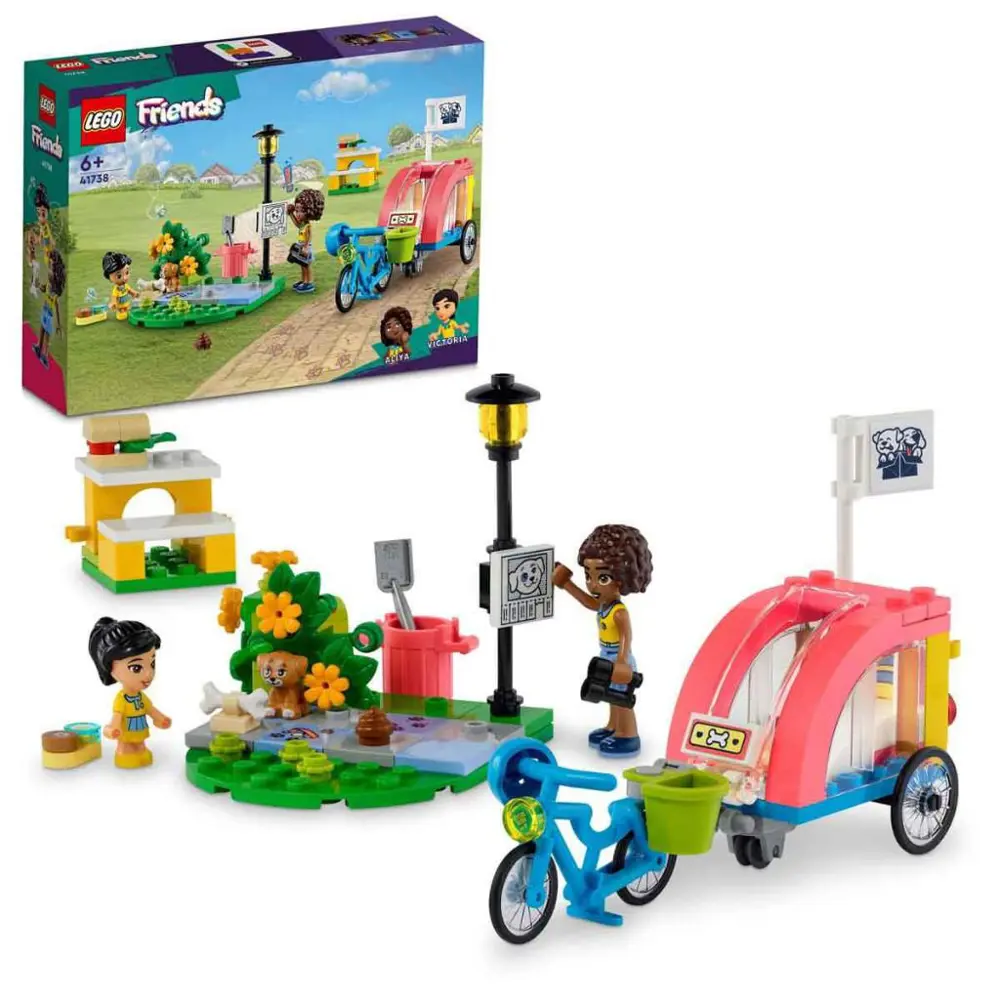 LEGO Friends Köpek Kurtarma Bisikleti 41738