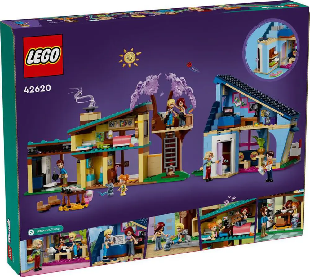Lego Friends Olly ve Paisley'nin Aile Evleri 42620 Lego Friends Olly ve Paisley'nin Aile Evleri 42620