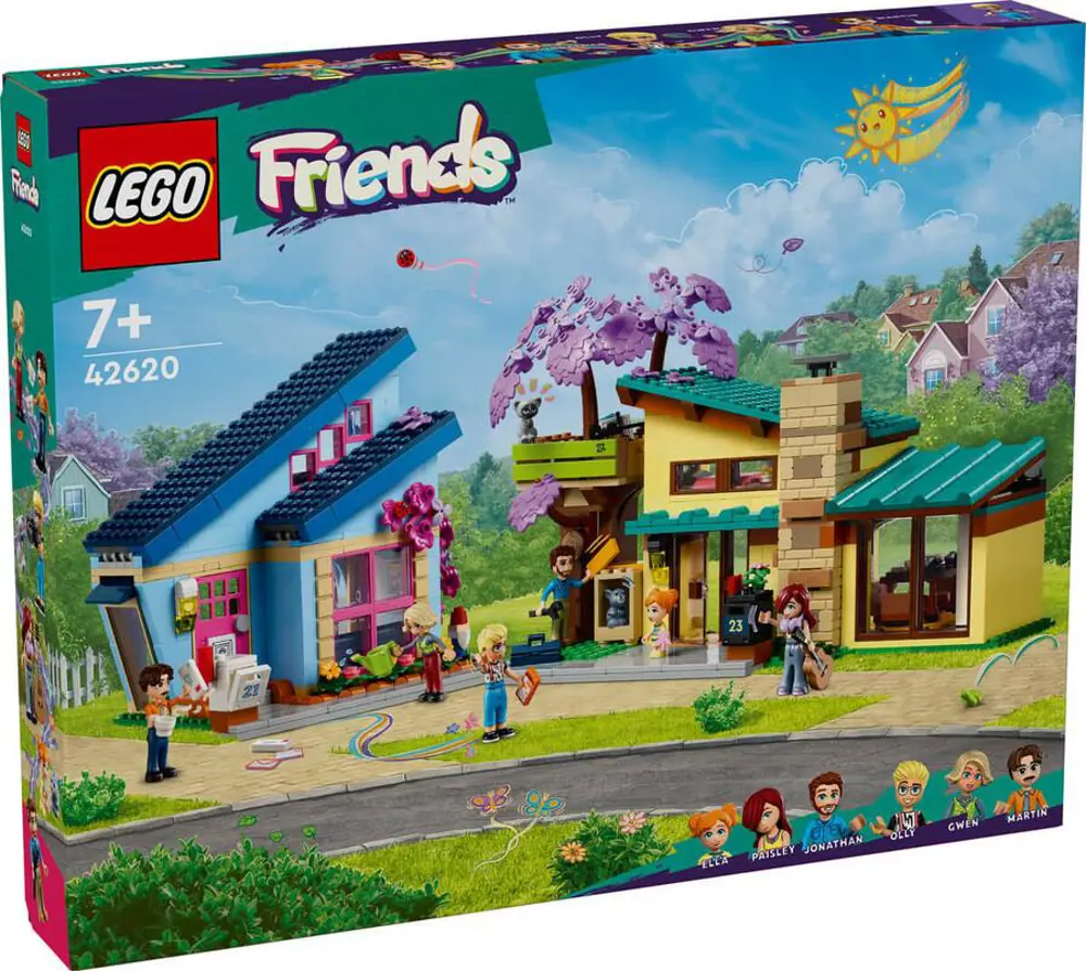 Lego Friends Olly ve Paisley'nin Aile Evleri 42620 Lego Friends Olly ve Paisley'nin Aile Evleri 42620