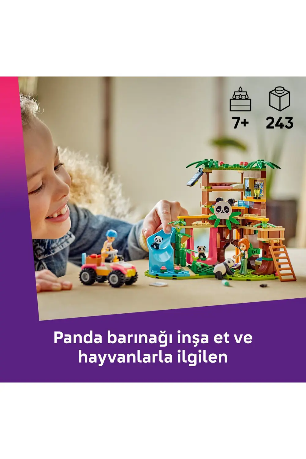 LEGO FRİENDS PANDA BALIM BARINAĞI
