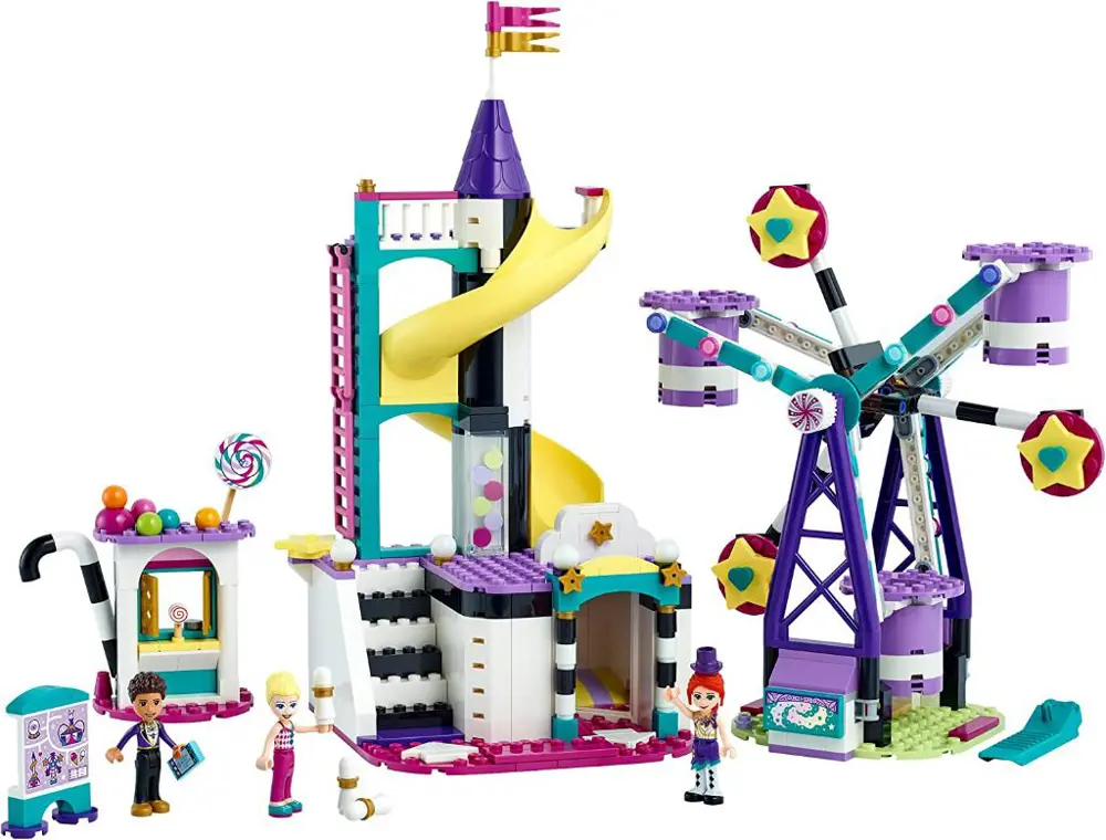 LEGO Friends Sihirli Dönme Dolap ve Kaydırak - Lunapark Temalı, 3