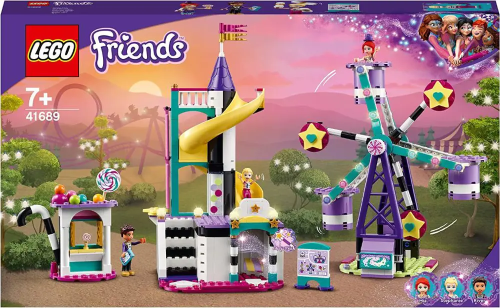 LEGO Friends Sihirli Dönme Dolap ve Kaydırak - Lunapark Temalı, 3