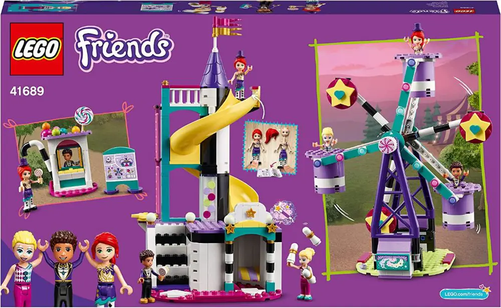 LEGO Friends Sihirli Dönme Dolap ve Kaydırak - Lunapark Temalı, 3