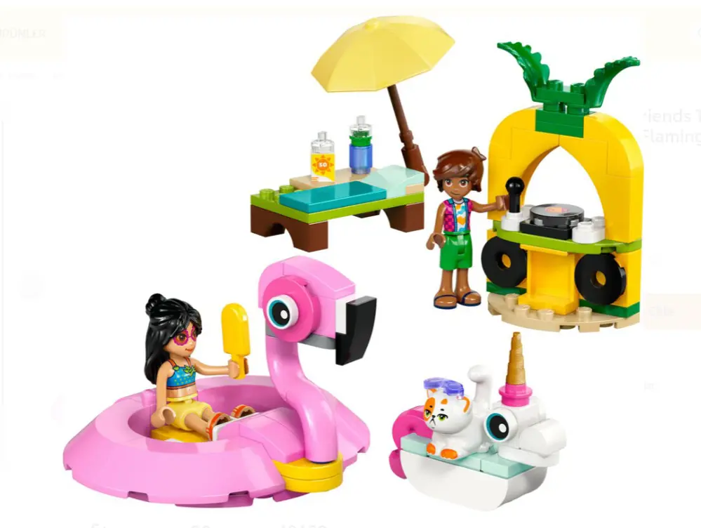 Lego Friends Tek Boynuzlu At ve Flamingo Havuz Partisi 42658