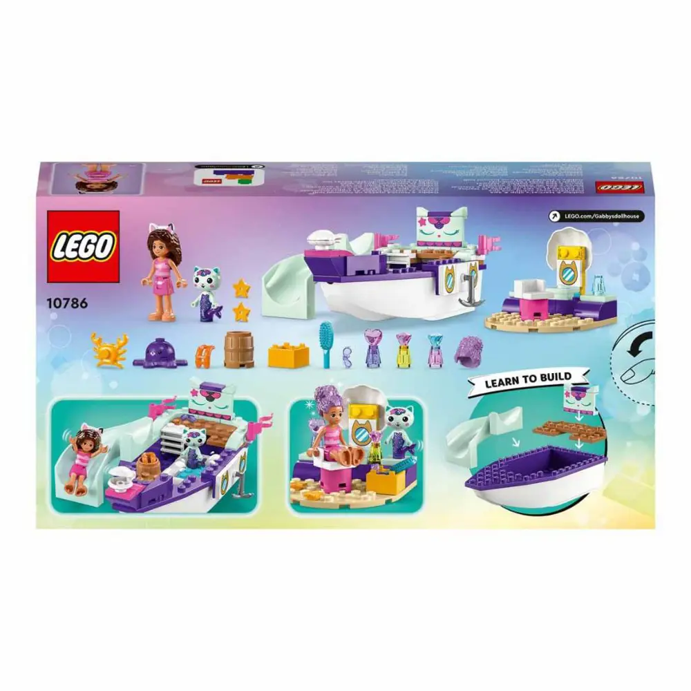 LEGO Gabby ve Süslü Kedi’nin Gemisi ve Spa 10786