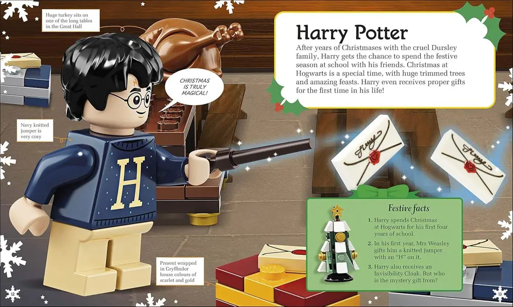 Lego Harry Potter Hogwarts At Christmas Book: with LEGO Harry Pot