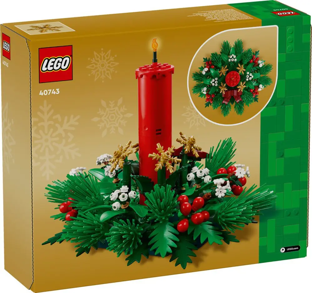 Lego Iconic Yılbaşı Masa Süsü 40743