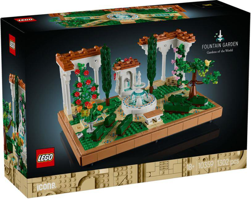 LEGO ICONS 10359 Fıskiyeli Bahçe-2