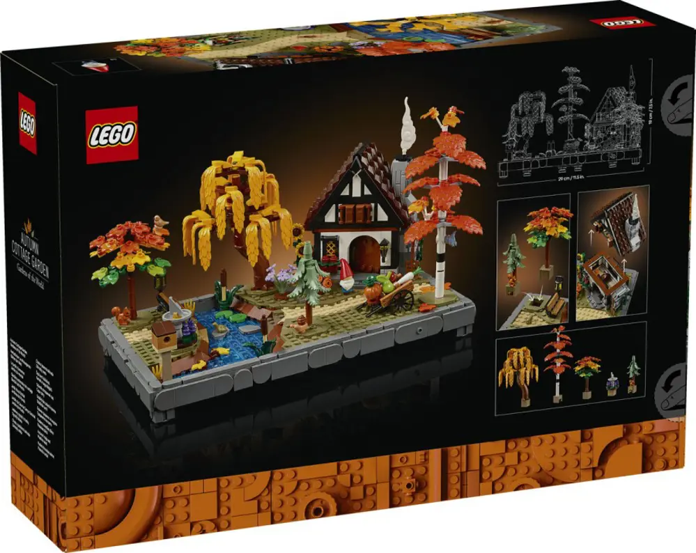 Lego icons Autumn Cottage Garden 11372