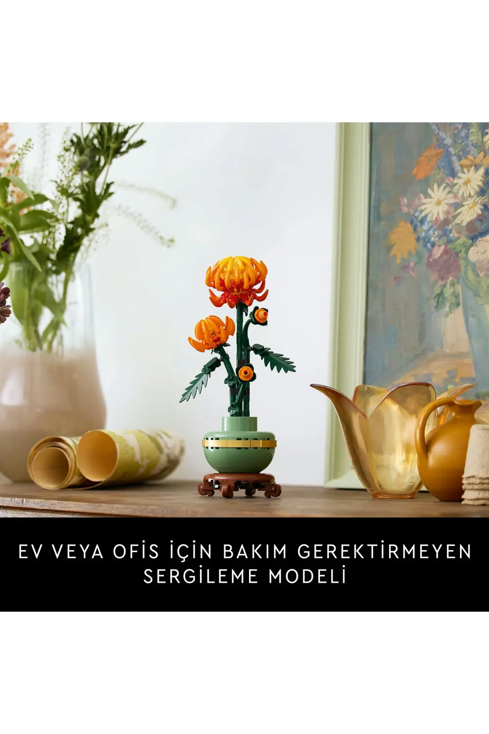 LEGO ® Icons Krizantem Dekoratif Çiçek Yapım Seti 10368