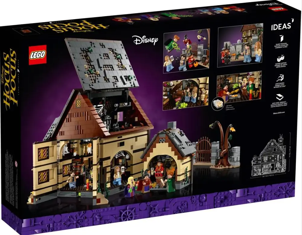 Lego ideas 21341 Disney Hocus Pocus: The Sanderson Sisters' Cotta Lego ideas 21341 Disney Hocus Pocus: The Sanderson Sisters' Cotta