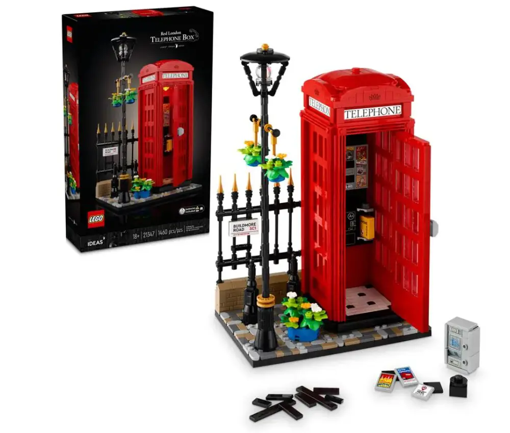 Lego ideas 21347 Red London Telephone Box Lego ideas 21347 Red London Telephone Box
