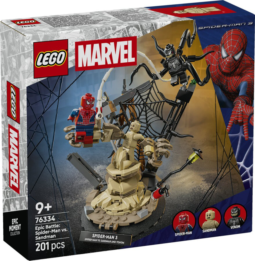 Lego Marvel Efsanevi Savaş: Örümcek Adam, Kum Adam’a Karşı 76334