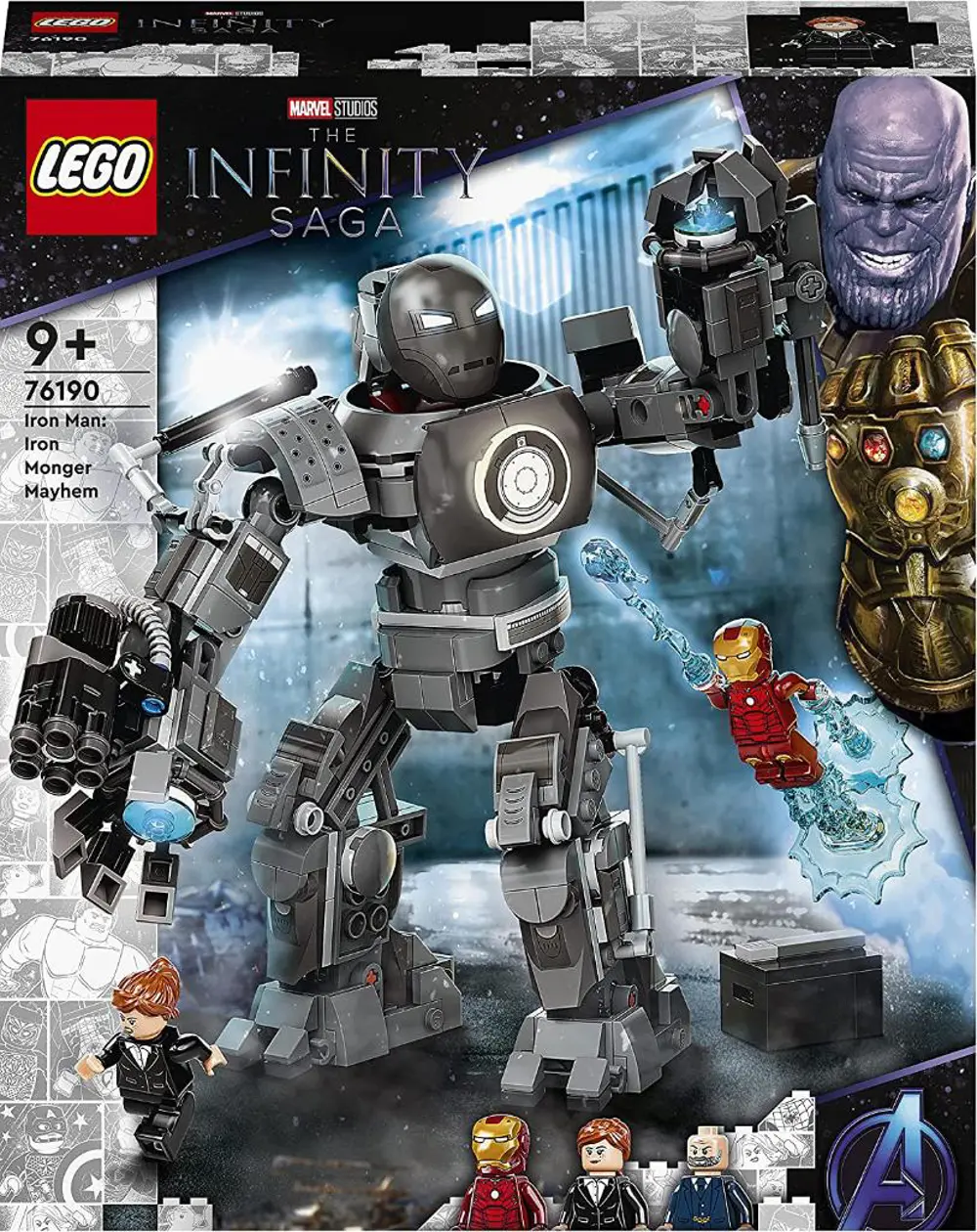 LEGO Marvel Iron Man: Iron Monger Kaosu Iron Man, Obadiah Stane v
