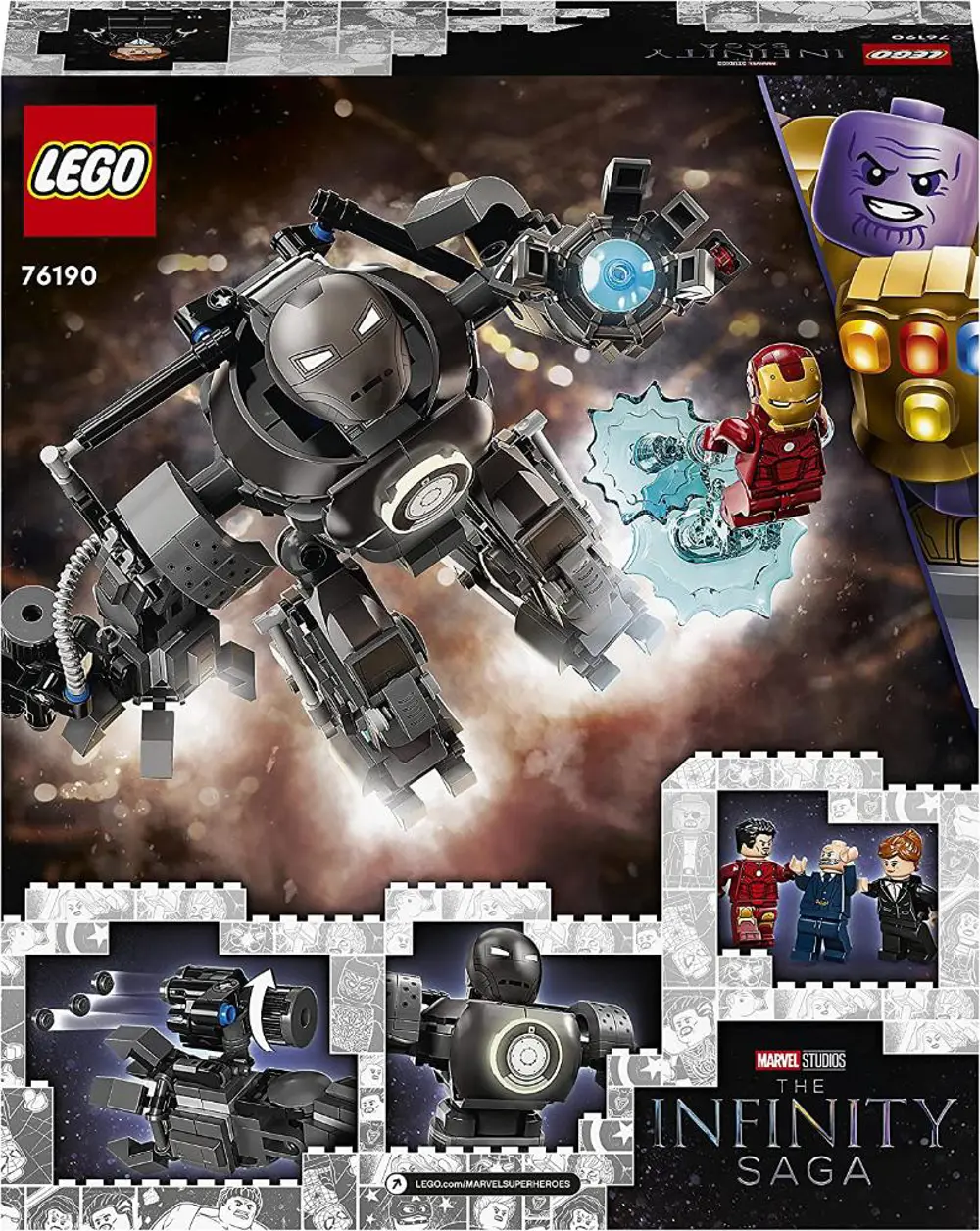 LEGO Marvel Iron Man: Iron Monger Kaosu Iron Man, Obadiah Stane v