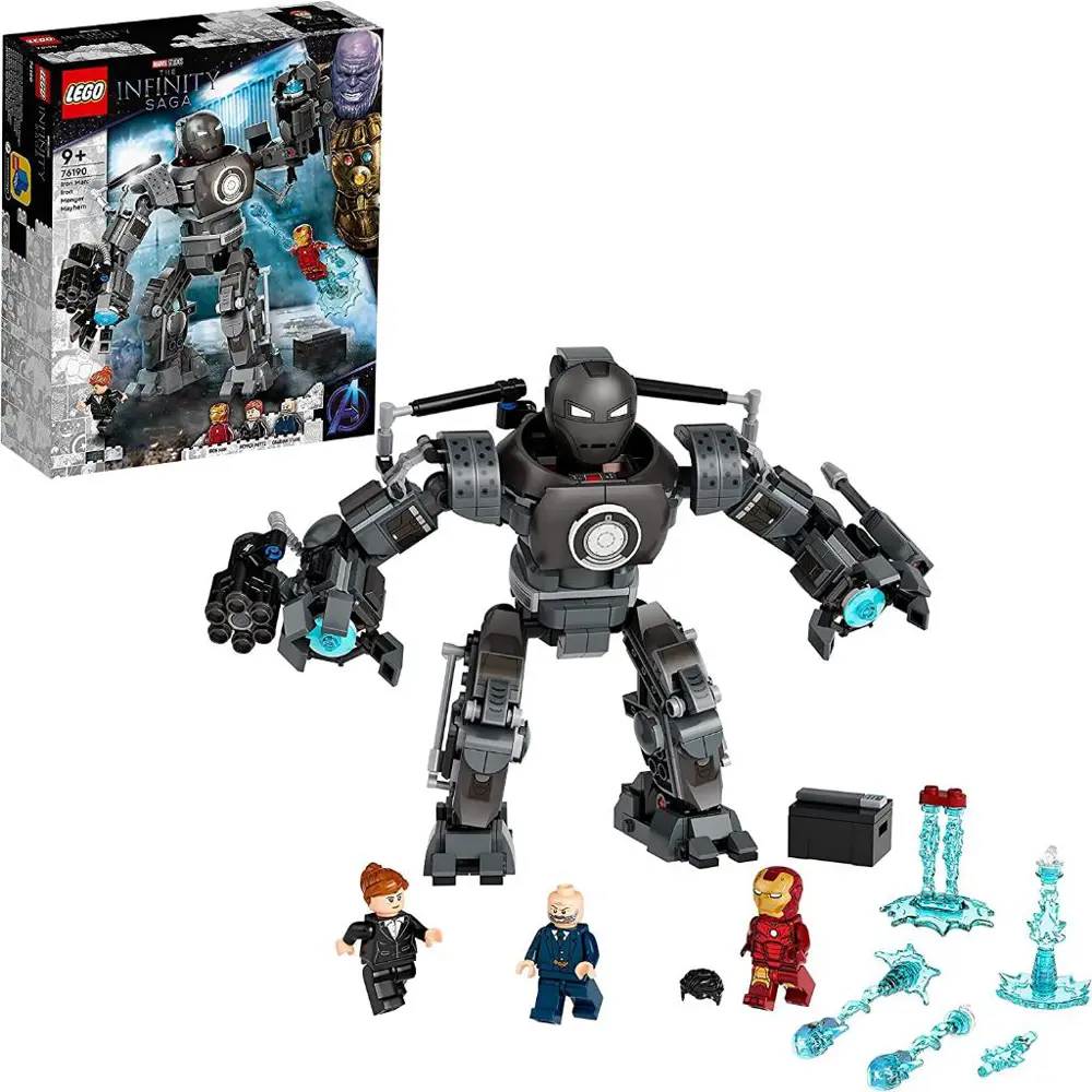 LEGO Marvel Iron Man: Iron Monger Kaosu Iron Man, Obadiah Stane v