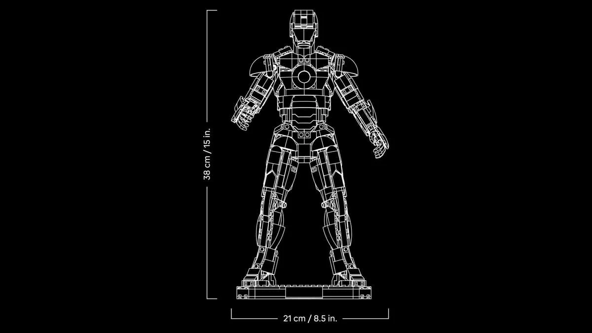 Lego Marvel Iron Man Mark 3 Collectors' Edition 76344