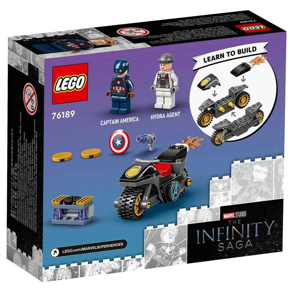 LEGO Marvel Kaptan Amerika ve Hydra Karşılaşması 76189