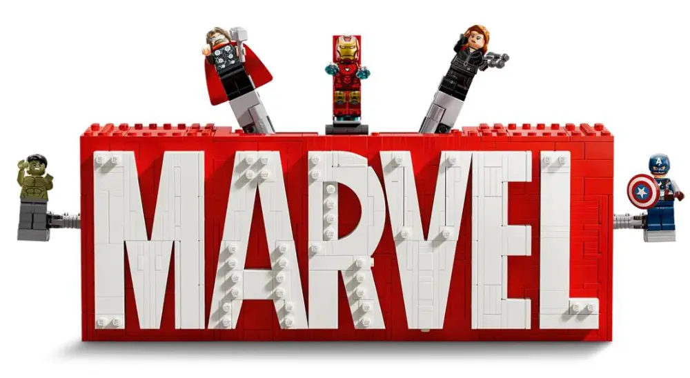 Lego Marvel Logosu ve Minifigürleri 76313