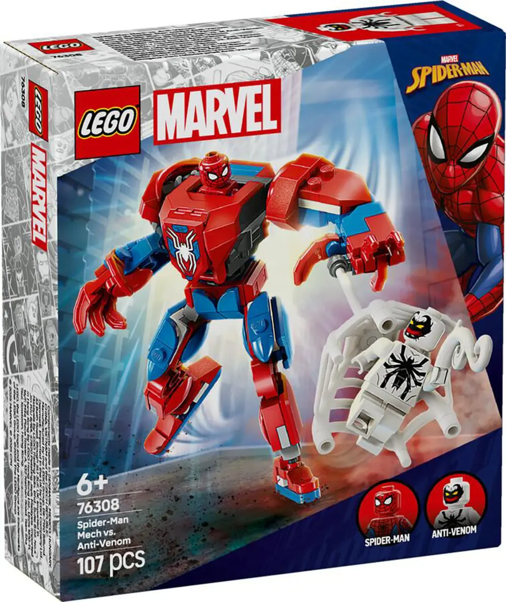 Lego Marvel Örümcek Adam Robotu, Anti Venom’a Karşı 76308 Lego Marvel Örümcek Adam Robotu, Anti Venom’a Karşı 76308