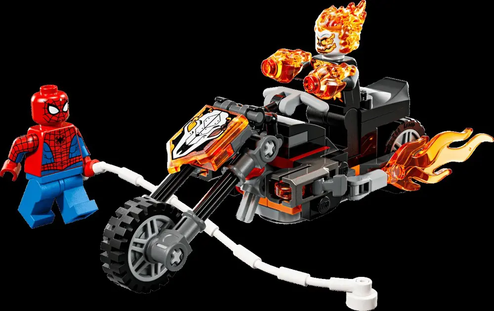 Lego Marvel Spider-Man vs. Ghost Rider Motorcycle 76335