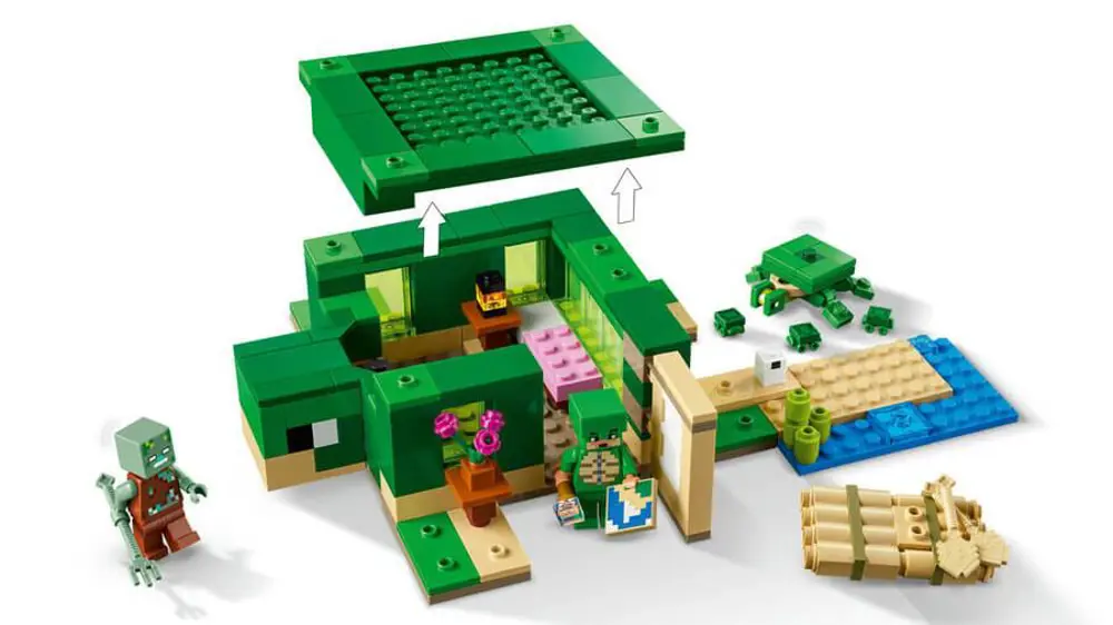 Lego Minecraft Kaplumbağa Plaj Evi 21254